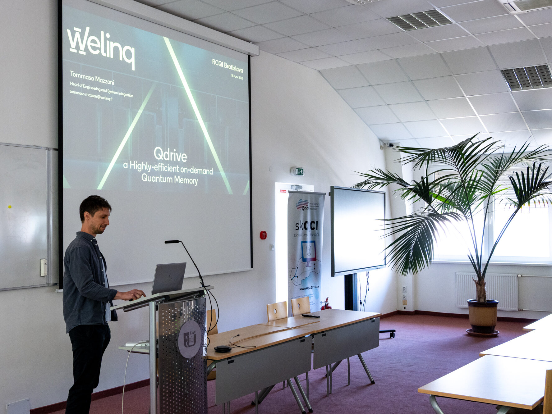 June 18, 2026<br><br>Tommaso Mazzoni:<br>QDrive – a Highly Efficient On-Demand Quantum Memory